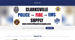 Desktop Screenshot of clarksvillepolicesupply.com